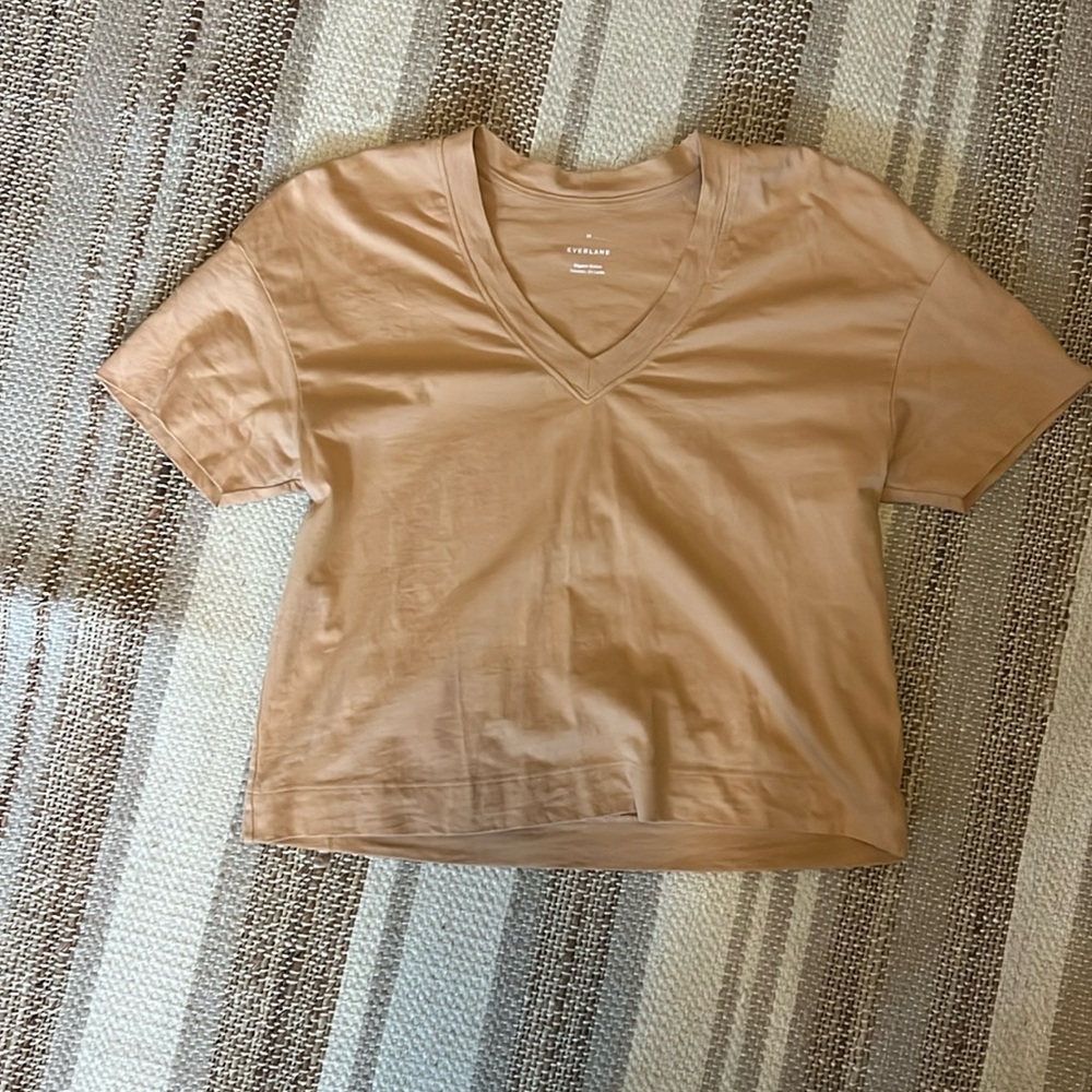 Everlane v necked crop top